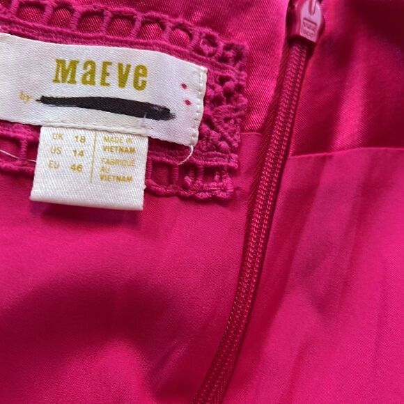 New Maeve Bow-Tie Satin Mini Dress - Picture 8 of 8